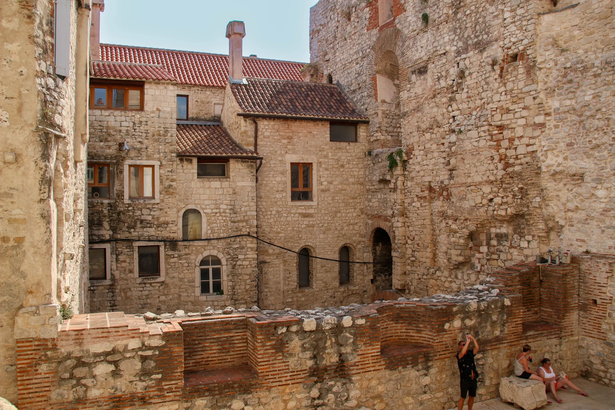 Historic stone streets in Split