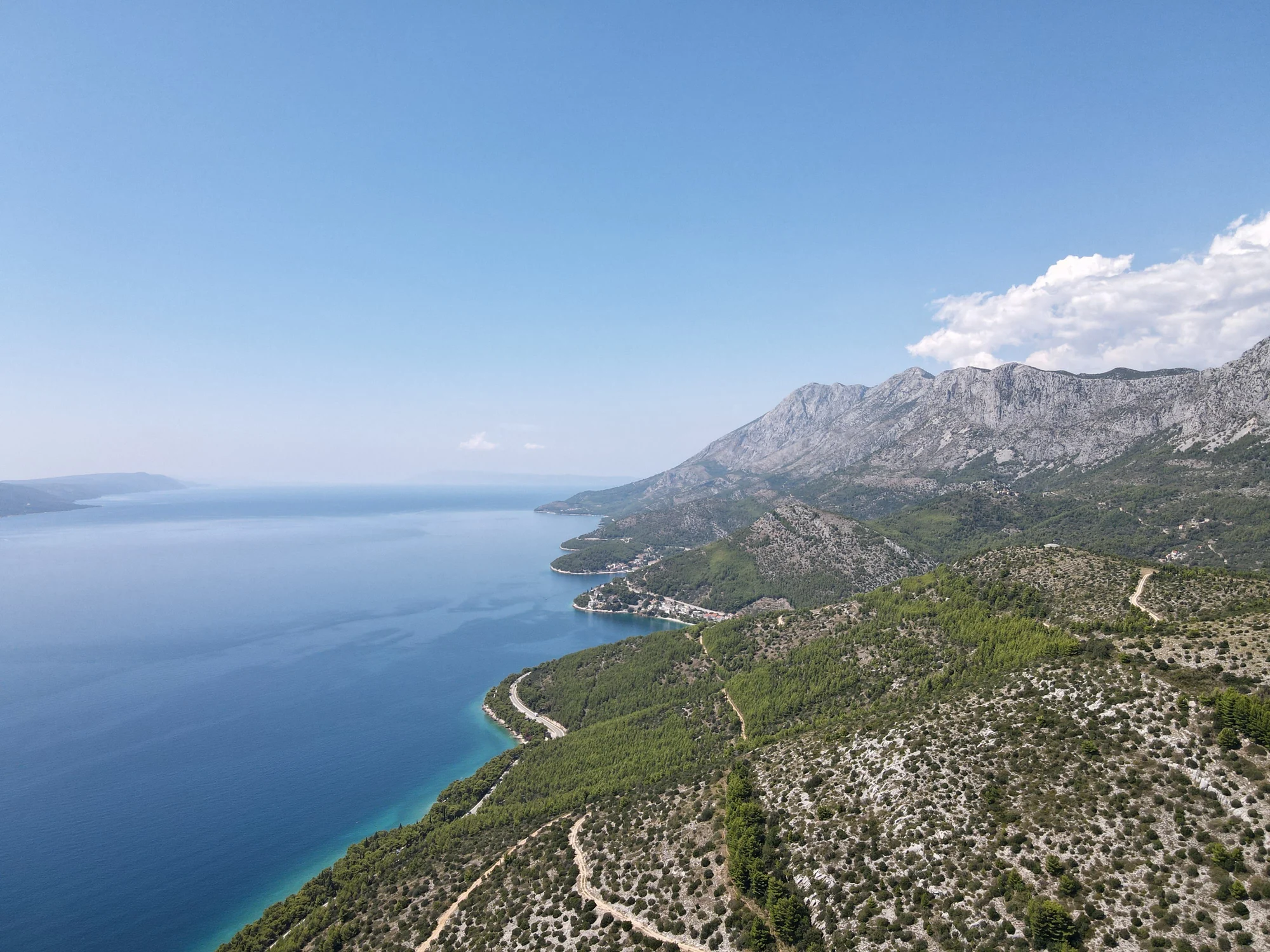 Road along the Dalmatian coast